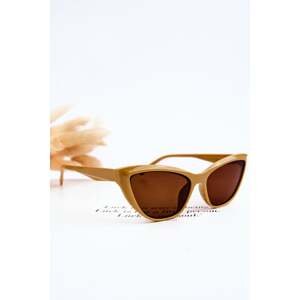 Fashion Sunglasses Cat Eye V090169 Dark Beige