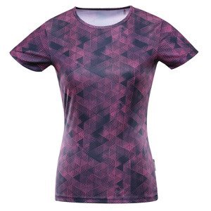 Women's T-shirt ALPINE PRO QUATRA neon knockout pink variant PA