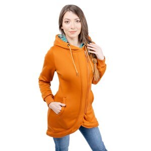 Women's Extended Sweatshirt GLANO - orange