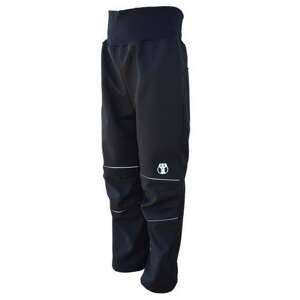 Softshell trousers - black-reflective