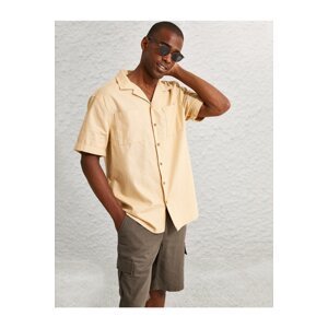 Koton Summer Shirt Linen Blend Short Sleeve