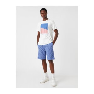 Koton Lace-up Polka Dot Shorts