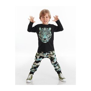 Mushi Camouflage Tiger Boy T-shirt Trousers Set
