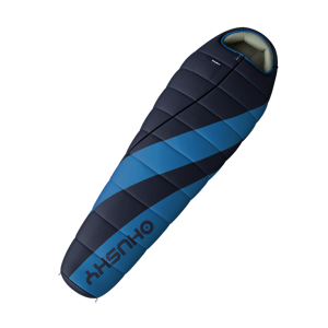 Synthetic three-season sleeping bag HUSKY Ember -15°C blue