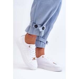 Women's Tied Sneakers White Etna