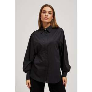 Tailored shirt with puffed sleeves