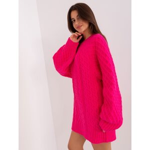 Knitted dress Fuscara with wide sleeves