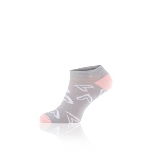 Socks NOELIA - grey/pink