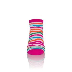 ZEBRA Ankle Socks - Amaranth/Colors