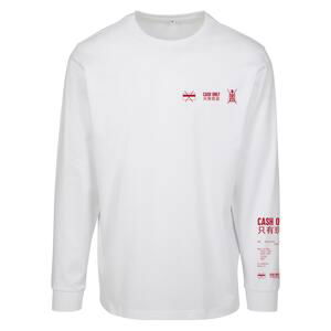 Long sleeve cash only white