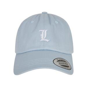 Letter light blue low profile cap L