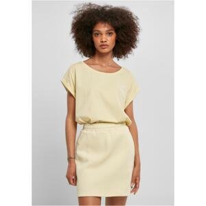 Women's Organic Extended Shoulder T-Shirt Soft Yellow