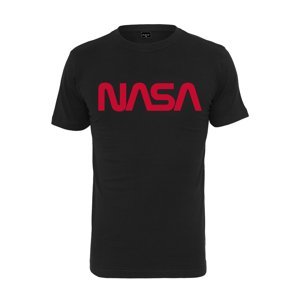 NASA Worm T-Shirt Black/Red