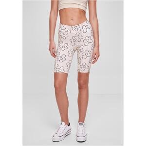 AOP Tech Cycle Women's High-Waisted Softseagrassflower Shorts