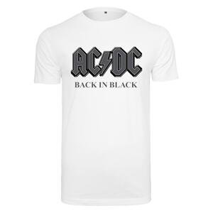 ACDC back in black t-shirt white