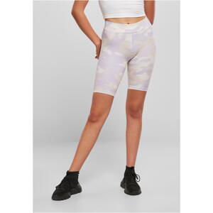 Camo Tech Cycle Lilaccamo Women's High Waist Shorts