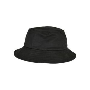 Children's Cap Flexfit Cotton Twill Bucket, Black