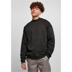 Mock Neck Crew Black