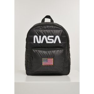 NASA Puffer Backpack Black