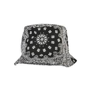 Bandana Print Bucket Hat Black