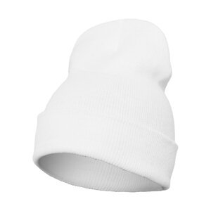 Long heavyweight cap white