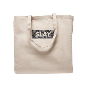 Canvas bag SLAY Oversize white
