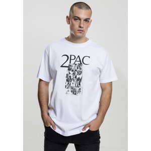 White Tupac Collage T-Shirt