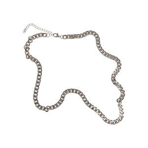 Long basic chain necklace silver