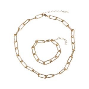 Ceres Gold Base Bracelet and Necklace