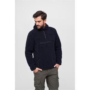 Teddyfleece Worker Pullover Jacket Dark Blue