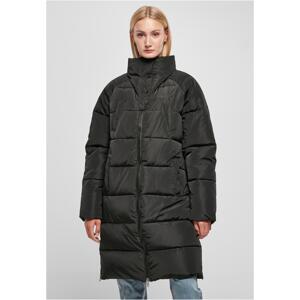 Women's High Neck Puffer Coat Black