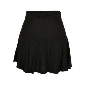 Women's viscose miniskirt black