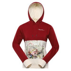 Women's cotton sweatshirt ALPINE PRO BORDA merlot