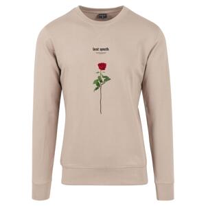 Lost Youth Rose Crewneck darksand