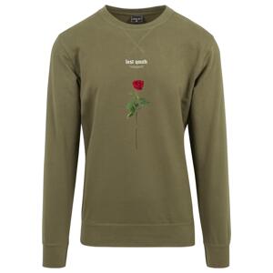 Lost Youth Rose Crewneck Olive