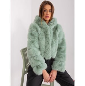 Pistachio Women's Eco-Friendly Fur Jacket