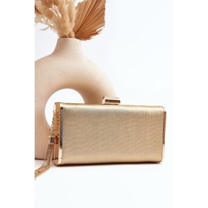 Small Chionon Gold Formal Bag with Tassel