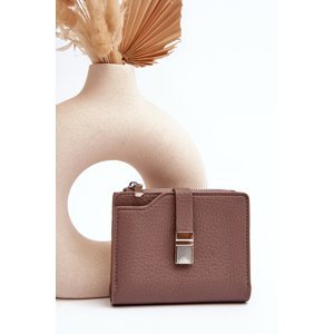 Women's leather wallet light brown Lazara