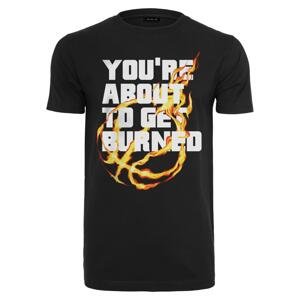 A black t-shirt you're about to burn