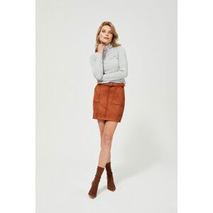 Skirt made of imitation suede