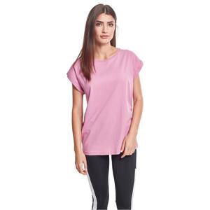 Women's T-shirt with extended shoulder coolpink