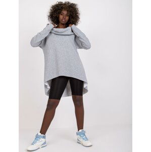 Basic Grey Marl Sweatshirt Victoria