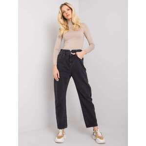 Black mom jeans Alvana RUE PARIS