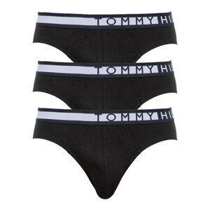 3PACK men's briefs Tommy Hilfiger black