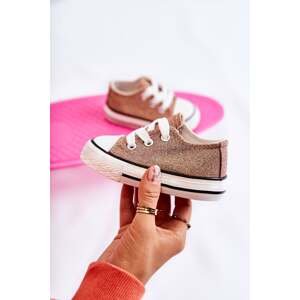 Kids sneakers knotted Rose Gold Wella