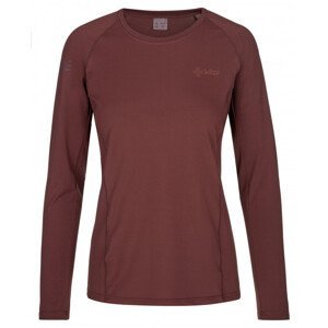 Women's functional long sleeve T-shirt KILPI LINA-W dark red