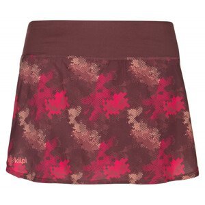Women's running skirt KILPI TITICACA-W dark red