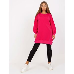 Basic fuchsia basic tunic made of cotton RUE PARIS