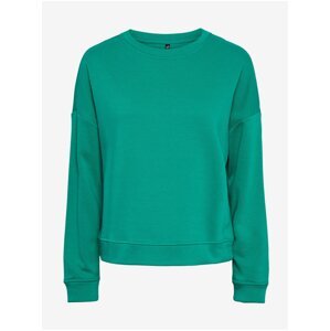 Green Basic Sweatshirt Pieces Chilli - Women