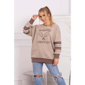 Malibu Insulated Sweatshirt Dark Beige + Mocca